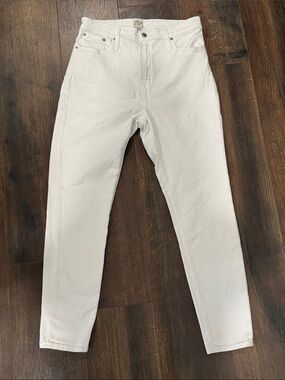 J. Crew White Skinny Jeans Curvy Toothpick size 31 nwot